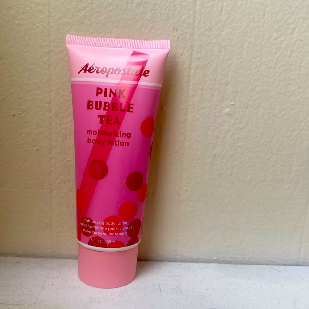 Aeropostale pink bubble tea body lotion